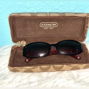 Coach sunglasses in Coach case